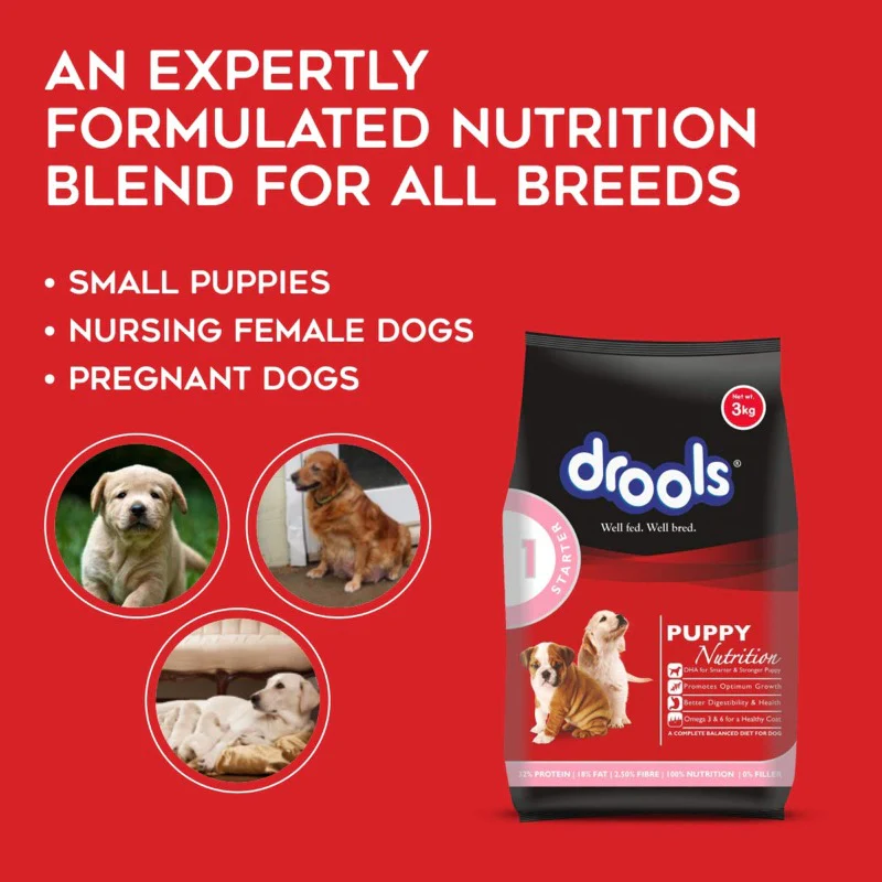 Drools Dry Food for Puppies Starter - Chicken - Nutrition