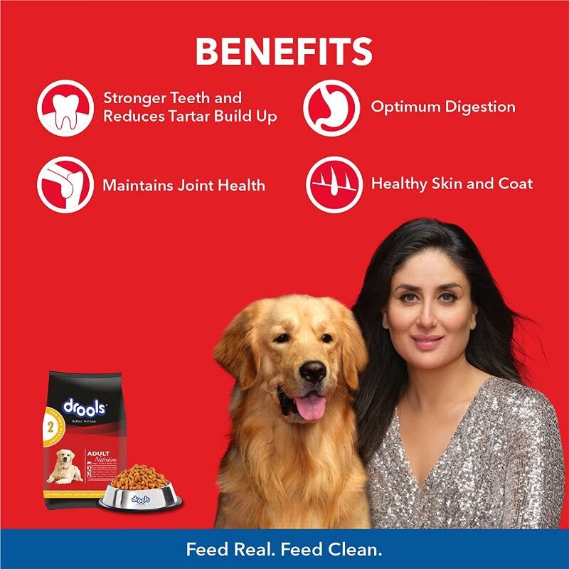Drools Dry Dog Food - Chicken and Egg - Benefits