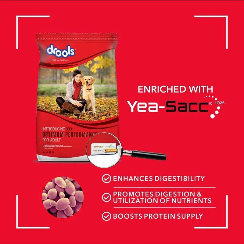 Drools Dry Dog Food Optimum Performance - Chicken - Benefits