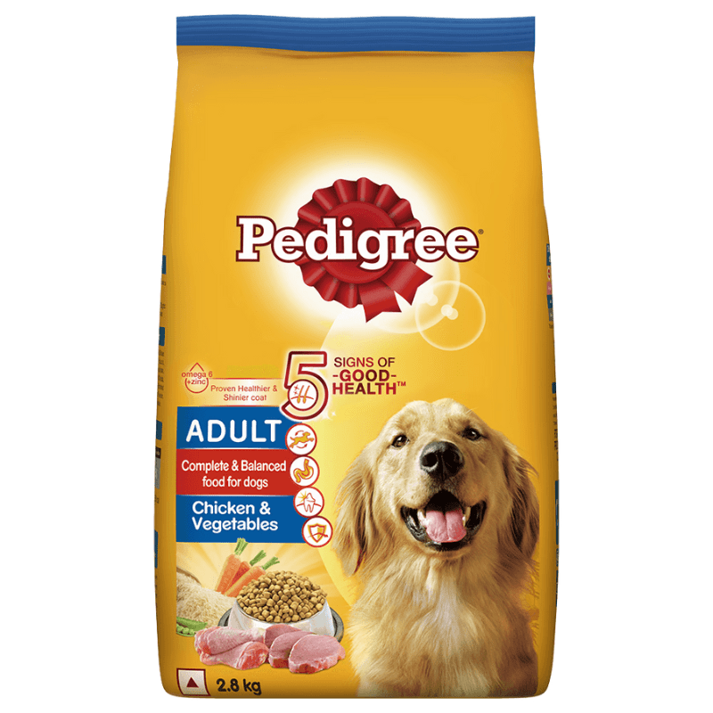 Pedigree Adult Dog Food Chicken and Vegetables