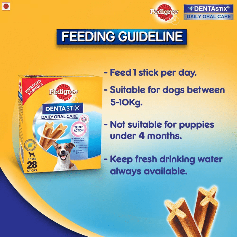 Pedigree Dentastix Dog Treat Oral Care for Adult Large Breed - Guideline