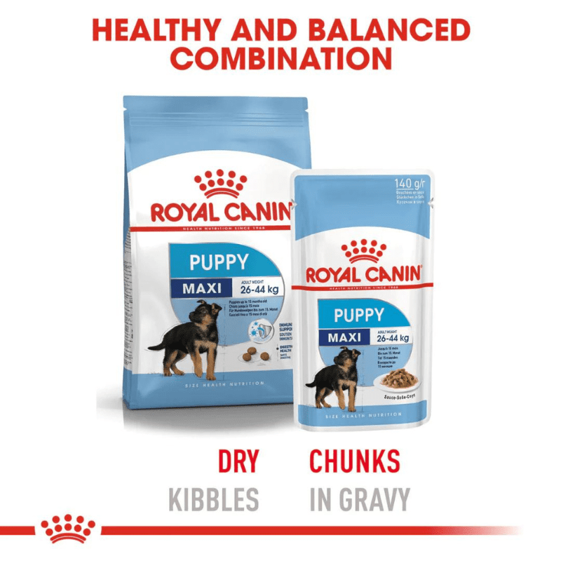 Royal Canin Size Health Nutrition Maxi Puppy Dry Dog Food - Combination