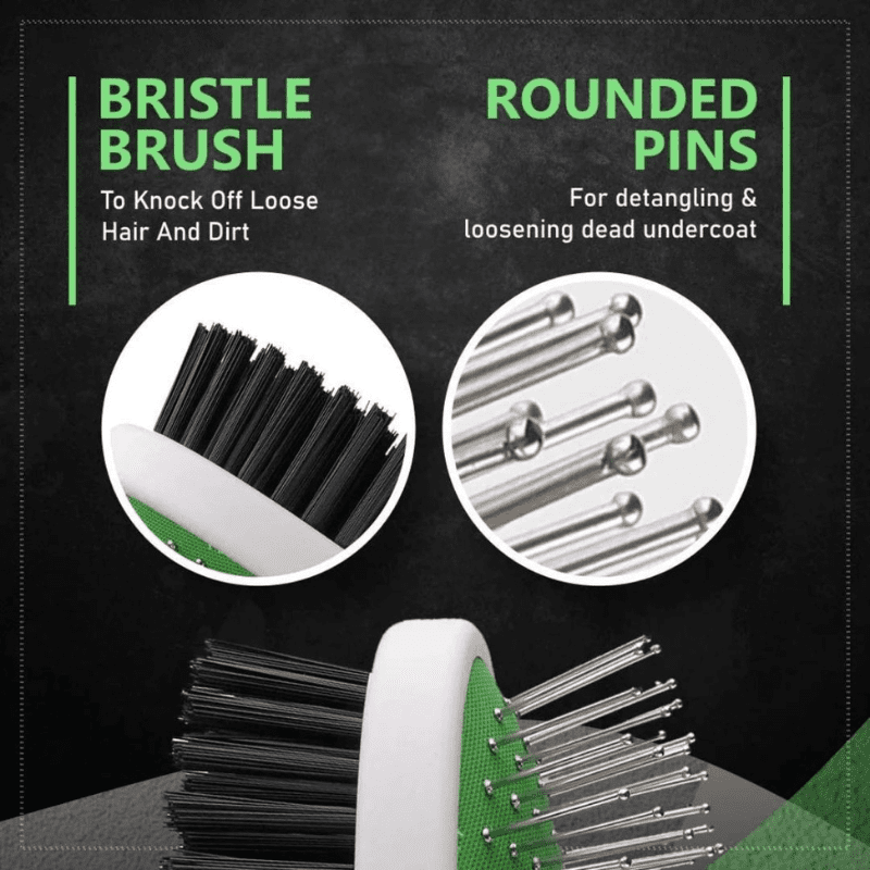 Wahl Double Sided Brush For Dogs (Large) - Qualities