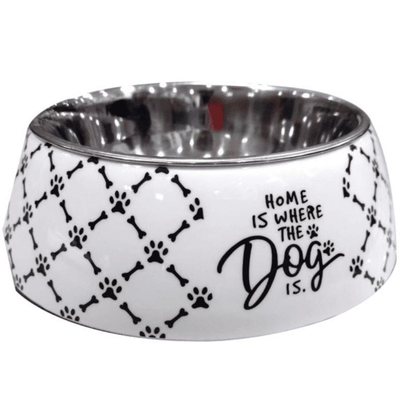 White Steel Bowl