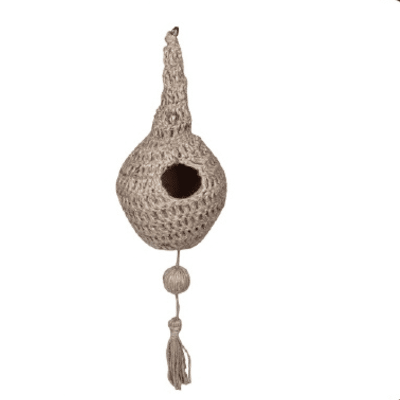 Hanging Bird Home in Rope Design