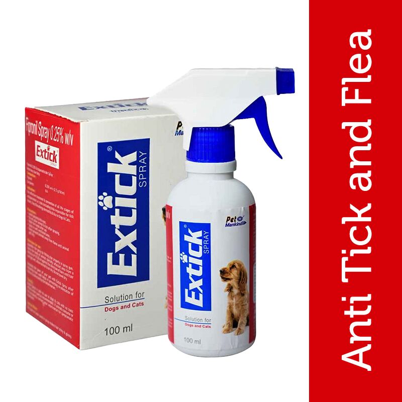 Extick Spray for Dogs – Tick & Flea Protection Spray Extick Spray for Dogs – Tick & Flea Protection Spray